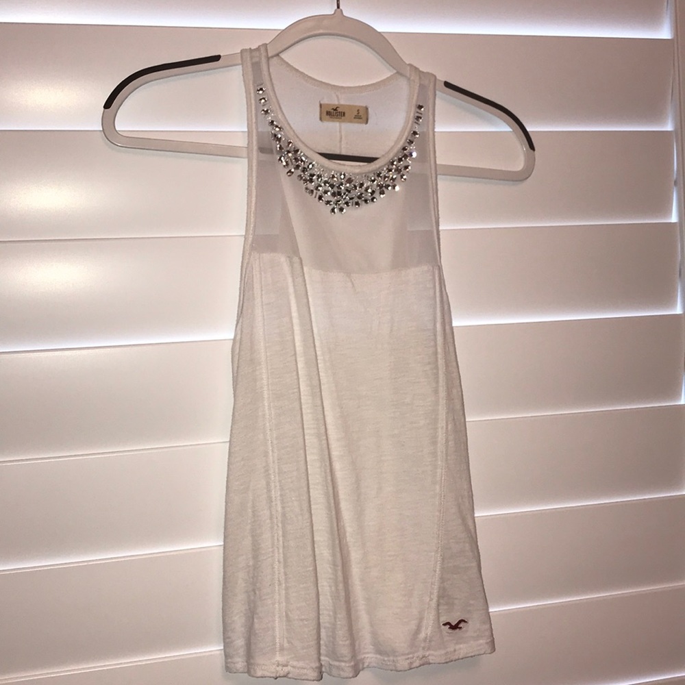 White tank top